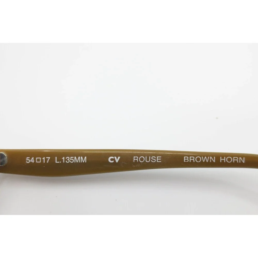 BCBGMAXAZRIA Rouse Eyeglasses Brown Horn Cat Eye Frames 54-17-135 39717